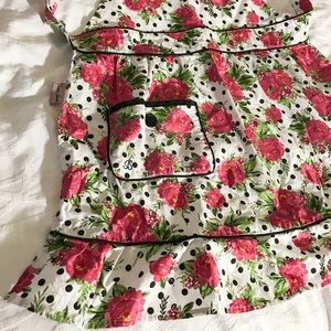 Anthropologie Apron by Jessie Steele - Floral Dots